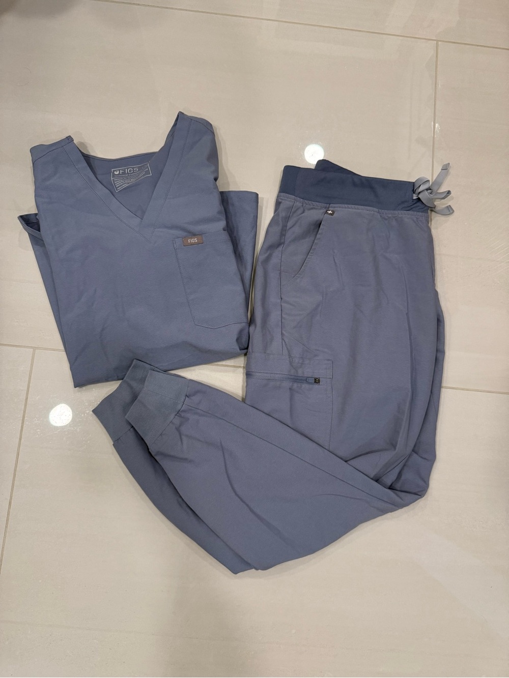 Figs Scrub Set - Vapor Blue